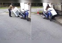 Cubaan lelaki curi mesin basuh gagal