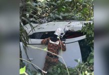 Kereta masuk gaung 2 orang cedera
