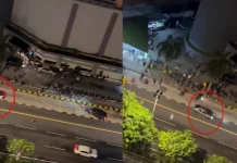 2 kenderaan rempuh orang ramai, polis siasat
