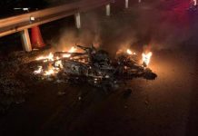 Motosikal terbakar dalam nahas-Lelaki maut