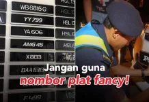 Nombor plat ‘fancy’ Tangkap gambar, adukan kepada JPJ