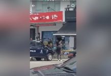 Lelaki ditembak mati ketika makan