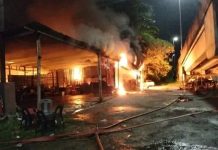 செந்தூலில் தீப்பரவல்: மூன்று வளாகங்கள், 40 மோட்டார் சைக்கிள்கள் தீயில் எரிந்து நாசம்