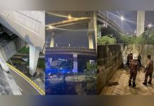 Wanita maut terjatuh dari jejambat