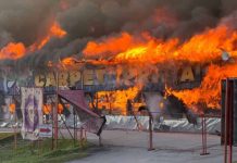 Kilang karpet musnah dalam kebakaran