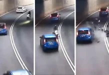 கட்டுப்பாட்டை இழந்த மோட்டார் சைக்கிள் கார் மீது மோதியதில் இளைஞர் பலி