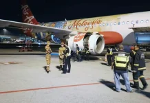 AirAsia nafi pesawat mendarat cemas kerana enjin terbakar