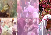 வண்ணங்களாய் மாறிய வெள்ளை நிறம்.. உ.பி.யில் ஹோலி கொண்டாடிய கைம்பெண்கள்