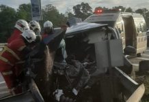 புத்ராஜெயா சுங்கச்சாவடி அருகே ஏற்பட்ட விபத்தில் ஓட்டுநர் மரணம்