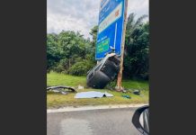 சறுக்கிய விபத்துக்குள்ளான கார்; 25 வயது இளைஞர் பலி