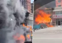 சீனா: ஓட்டலில் பயங்கர தீ விபத்து – 22 பேர் பலி