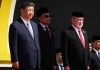 Presiden China diberi sambutan negara di Istana Negara