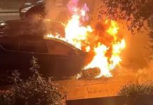 பிரிட்டன் பிரதமர் வீட்டில் தீ: உக்ரைன் இளைஞர் கைது