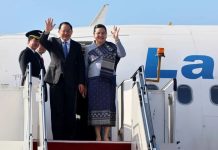 லாவோஸ் பிரதமர் மலேசியாவுக்கு அதிகாரப்பூர்வ வருகை