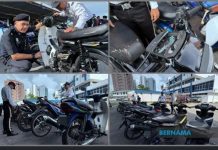 சட்டவிரோத பந்தயங்களுக்கு எதிரான நடவடிக்கை; 21 மோட்டார் சைக்கிள்களை பறிமுதல் செய்தனர் லாபுவான் போலீசார்