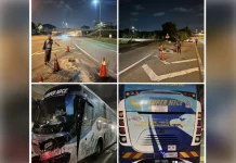 ஷா ஆலம் விரைவுப்பாதையில் சாலைத்தடுப்பை மோதி பேருந்து விபத்துக்குள்ளானதில் ஒருவர் காயம்