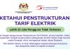 KETAHUI PENSTRUKTURAN TARIF ELEKTRIK