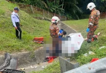 தாப்பா அருகே நடந்த விபத்து: மூவர் பலி- மூவர் காயம்