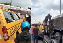 Van sekolah bawa 22 murid terlibat kemalangan