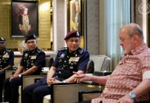 பேரரசர் சுல்தான் இப்ராஹிம் – தேசிய போலீஸ் படைத் தலைவருடன் சந்திப்பு