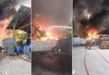 Kebakaran 2 kilang di Kajang – 11 jentera digunakan