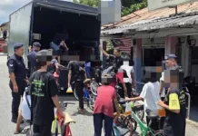 16 remaja ditahan, basikal lajak disita