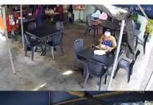 உணவகத்தின் காட்சி அலமாரியை உடைத்த மோட்டார் சைக்கிள் ஓட்டுநர் கைது