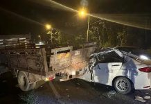 கார்- லோரி மோதல்: காரின் முன்புற பயணியின் தலை துண்டிக்கப்பட்டு உயிரிழந்தார்