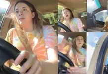 ‘என் மீது மோது’ என டிக்டாக்கில் பாடல் பாடிக்கொண்டே கார் ஓட்டி விபத்தில் சிக்கிய மாணவி