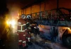 Bas ekspres terbakar