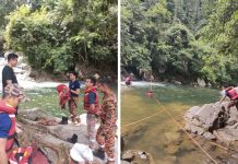 கோல குபு பாரு ஆற்றில் விழுந்து 21 வயது இளைஞர் இறந்ததாக அஞ்சப்படுகிறது