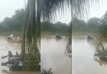 சுங்கை பஞ்சோரில் கவிழ்ந்த கார்: ஓட்டுநர் உடல் மீட்பு