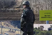 எல்லைக்குள் அத்துமீறி நுழைந்த வடகொரிய ராணுவ வீரரை கைது செய்த தென்கொரியா