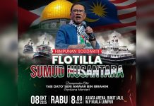 Himpunan Solidariti Flotilla Sumud Nusantara esok