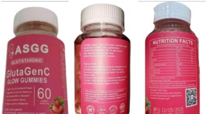 மலேசியாவில் ASGG Gluta Genc Glow Gummies விற்பனைக்கு தடை