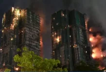 ஹாங்காங்: அடுக்குமாடி கட்டிடத்தில் தீ விபத்து – பலி 65 ஆக உயர்வு; 300 பேர் மாயம்