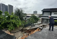 தாமான் யுனைடெட் அடுக்குமாடி குடியிருப்புகளில் நிலச்சரிவு: குடியிருப்பாளர்கள் வெளியேற்றம்