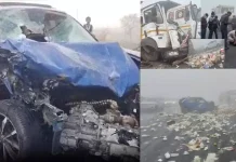 அரியானா: கடும் பனிமூட்டத்தால் அடுத்தடுத்து மோதிய வாகனங்கள் – 4 பேர் பலி