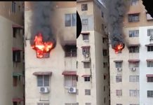 Kebakaran: Dua beranak maut dalam tandas