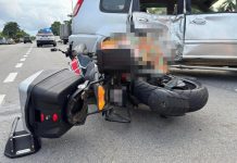 ஜெராண்டுட் அருகே சோகம்: SUV கார் மோதி மோட்டார் சைக்கிள் ஓட்டுநர் பலி- மனைவி படுகாயம்!