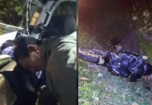 கெரிக்-ஜெலி நெடுஞ்சாலையில் யானையின் தாக்குதலிலிருந்து அதிர்ஷ்டவசமாக உயிர்தப்பிய மோட்டார் சைக்கிள் ஓட்டுநர்!