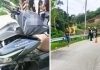மோட்டார் சைக்கிள் தடுப்புச் சுவரில் மோதி விபத்து – 2 UiTM மாணவிகள் பலி!