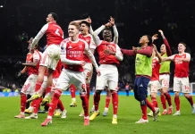 ஆர்சனல் 5 புள்ளிகள் முன்னிலை