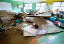 பைத்தானில் ஏற்பட்ட கடும் வெள்ளத்தினால் 19 பள்ளிகள் சேதம்