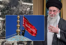 அலி காமேனி படுகொலை; மசூதியில் சிவப்பு கொடியை பறக்கவிட்ட ஈரான்… காரணம் என்ன?