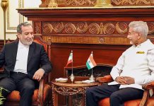 ஈரான் வெளியுறவுத்துறை மந்திரியுடன் ஜெய்சங்கர் பேச்சுவார்த்தை