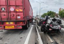 3 கார்கள் மற்றும் லோரி மோதி விபத்து; 6 பேர் பாதிப்பு!