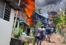 பத்து பெரிங்கியில் தீ சம்பவம்; 11 வீடுகள் தீக்கிரையாயின!