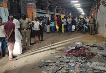 சமயபுரம் மாரியம்மன் கோவிலில் சோகம்: மண்டப மேற்கூரை இடிந்து விழுந்து பெண் பக்தர் பலி!