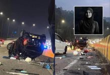 காராக் நெடுஞ்சாலையில் கார் தடுப்புச் சுவரில் மோதிய விபத்தில் பல்கலைக்கழக மாணவி பலி!